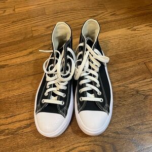 Converse Black and White High-Top Sneakers